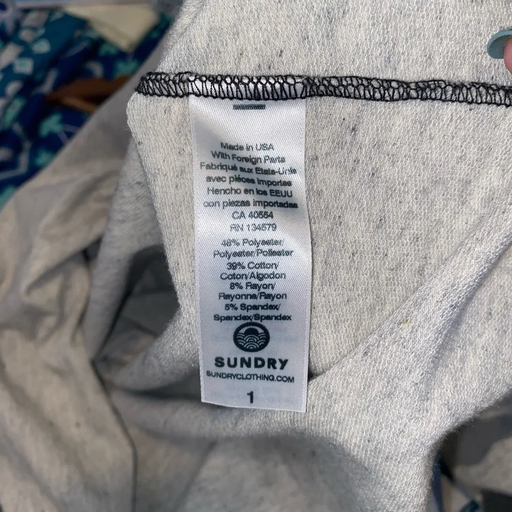 Sundry French terry camo hoodie SIZE 1 (S)
